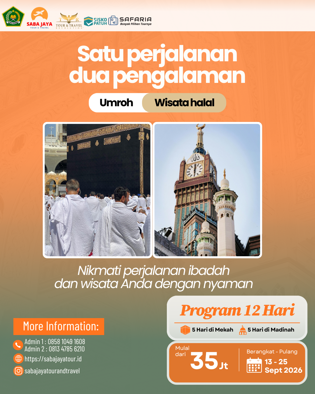 Umroh Bersama Sabajaya Tour and Travel