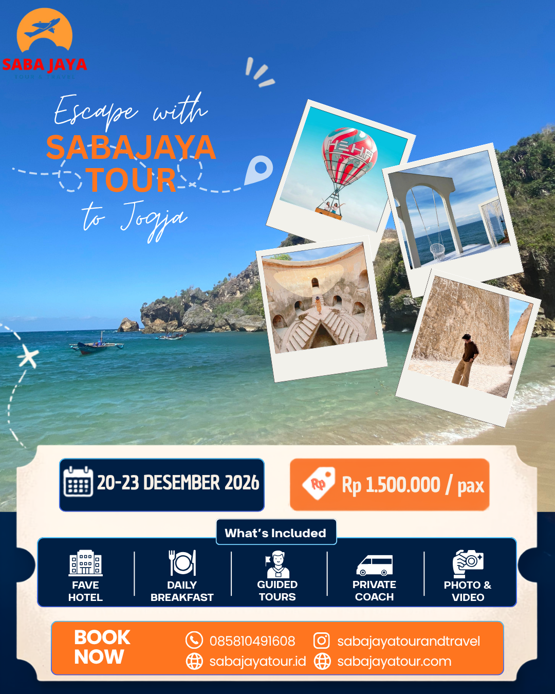 Escape to Jogja with Sabajaya Tour and Travel